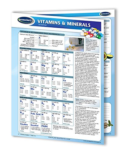 Imagen de archivo de Vitamins & Minerals Quick Reference Guide a la venta por HPB-Diamond
