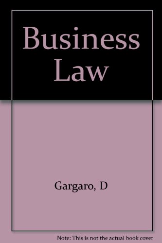 Imagen de archivo de Business Law a la venta por HPB Inc.