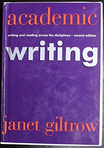 9781551110554: Academic Writing