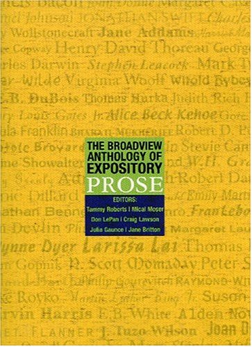 Stock image for The Broadview Anthology of Expository Prose for sale by ThriftBooks-Dallas