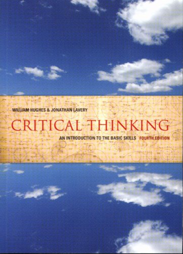 9781551115733: Critical Thinking: An Introduction To The Basic Skills