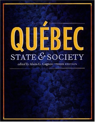 Imagen de archivo de Que bec : State & Society a la venta por Better World Books