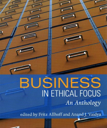 Beispielbild fr Business in Ethical Focus: An Anthology zum Verkauf von Books of the Smoky Mountains