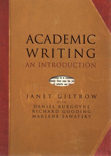 9781551117249: Academic Writing: An Introduction