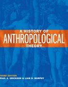 Beispielbild fr A History of Anthropological Theory zum Verkauf von Better World Books