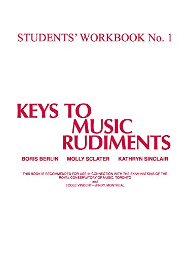 Imagen de archivo de Keys to Music Rudiments: Students? Workbook No. 1 a la venta por Kennys Bookshop and Art Galleries Ltd.