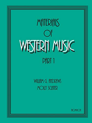 Stock image for Materials of Western Music Part 1 for sale by HPB-Red