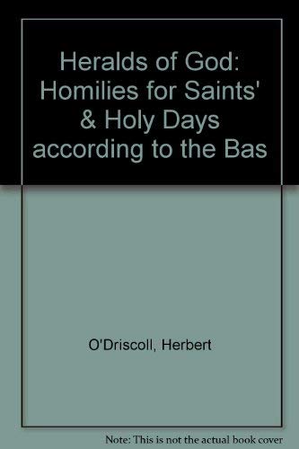 Heralds of God : Homilies for Saints' and Holy Days