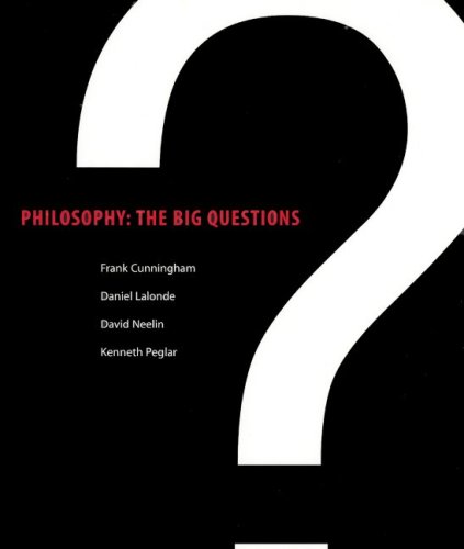 Beispielbild fr Philosophy: The Big Questions zum Verkauf von HPB-Red