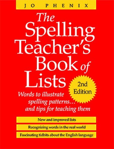 Imagen de archivo de The Spelling Teacher's Book of Lists a la venta por Better World Books