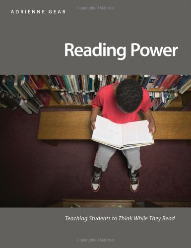 Stock image for Reading Power : Teaching Students to Think While They Read for sale by Better World Books