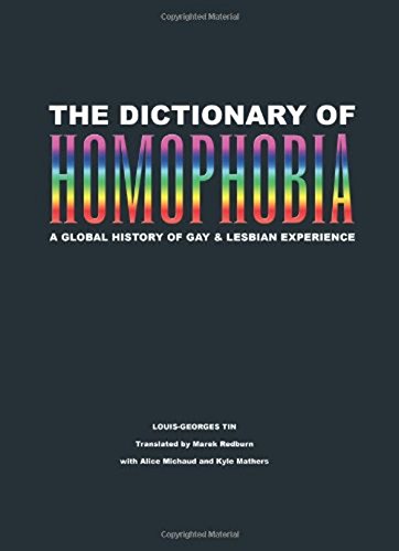 Beispielbild fr The Dictionary of Homophobia zum Verkauf von Blackwell's