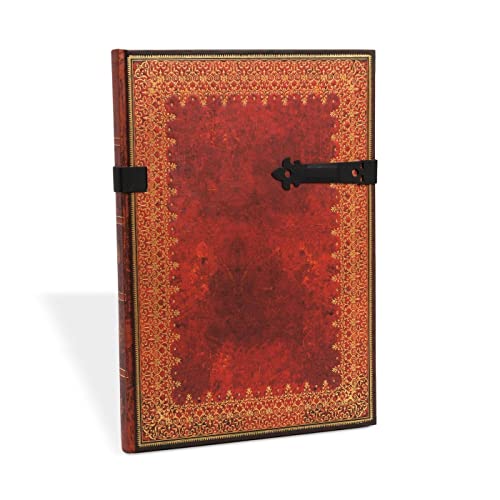 Paperblanks | Foiled | Old Leather Collection | Hardcover | Grande | Unlined | Strap Closure | 128 Pg | 120 GSM (9781551565446) by [???]