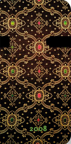 French Ornate 2008 Noir Slim Horizontal Dayplanner (9781551566825) by Paperblanks Book Company