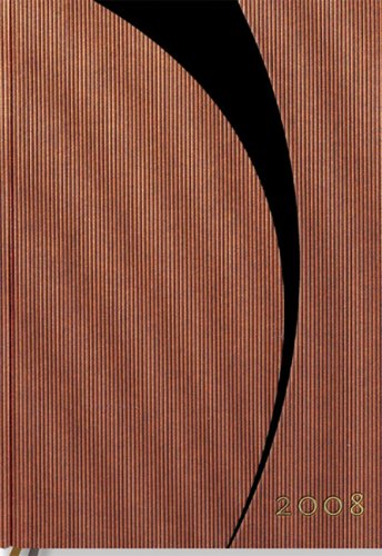 Designer Ribbed 2008 Copper Professional Vertical Dayplanner (9781551566955) by Paperblanks Book Company