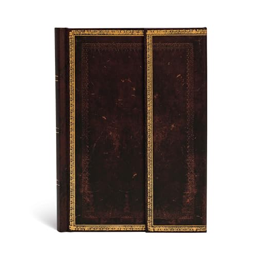 Stock image for Black Moroccan Midi Lined Journal for sale by Revaluation Books