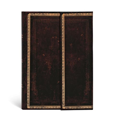 9781551568409: Black Moroccan Flexi Mini Lined Journal (Old Leather)