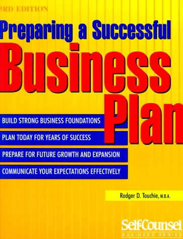 9781551801773: Preparing a Successful Business Plan (Self-Counsel Business Series)