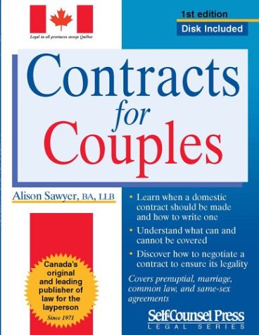 9781551803876: Contracts for Couples