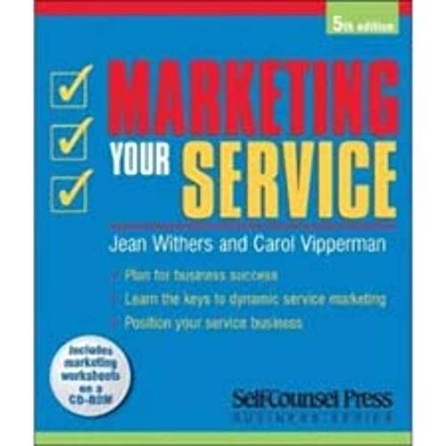 Stock image for Marketing Your Service for sale by Better World Books: West