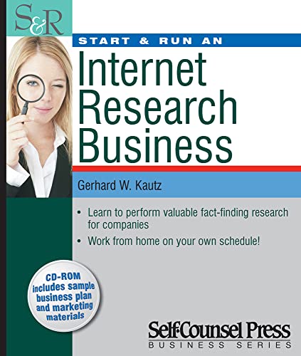 Stock image for Start and Run an Internet Research Business for sale by Better World Books