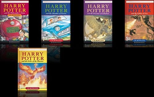 9781551927268: Harry Potter 1-5 paperback box set