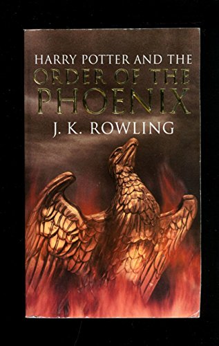 Imagen de archivo de Harry Potter and the Order of the Phoenix (Book 5) [Adult Edition a la venta por Hawking Books