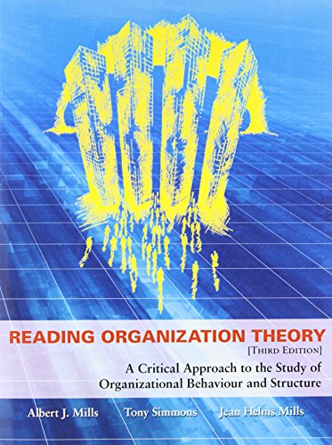 Stock image for Reading Organization Theory : A Critical Approach to the Study of Organizational Behaviour and Structure, Third Edition for sale by Better World Books