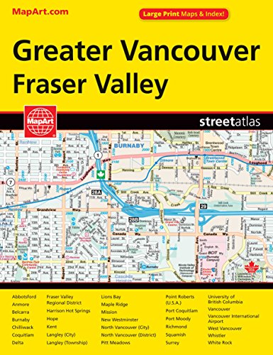 Beispielbild fr Greater Vancouver and Fraser Valley, Street Atlas zum Verkauf von SecondSale