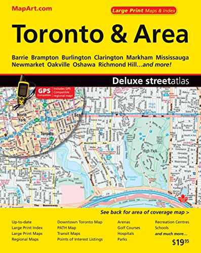 Stock image for Toronto & Area Deluxe Street Atlas for sale by SecondSale