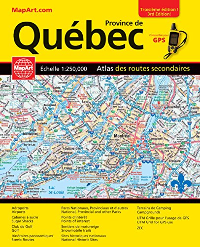 9781551984469: Quebec Road Atlas (Mapart's Provincial Atlas)