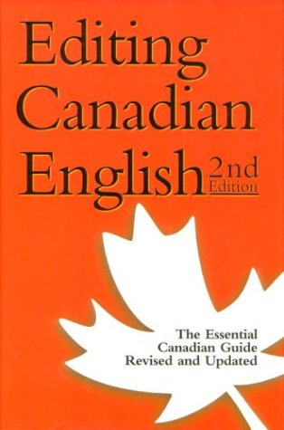 Stock image for Editing Canadian English for sale by Hourglass Books