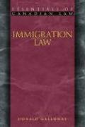 Stock image for Immigration Law for sale by Better World Books