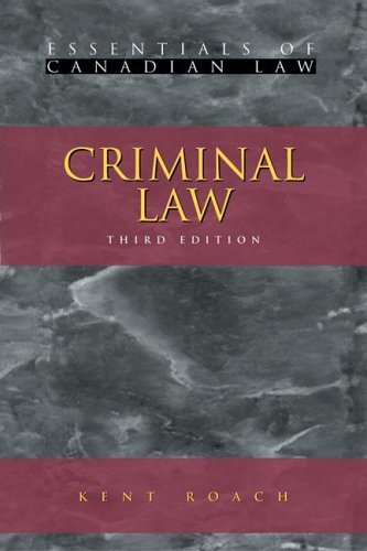 9781552210918: Criminal Law