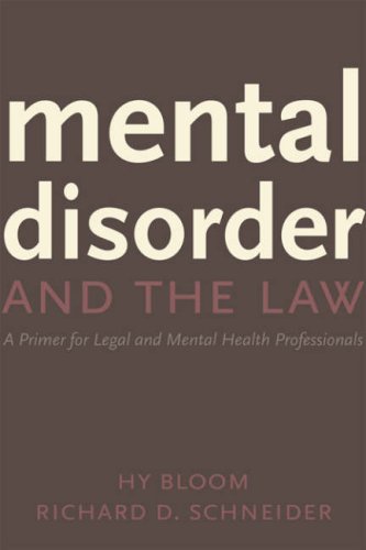 9781552211212: Mental Disorder and the Law