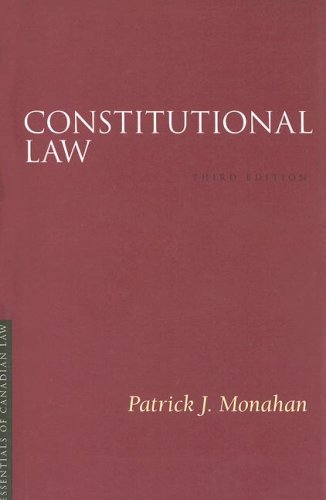 Stock image for Constitutional Law for sale by Better World Books