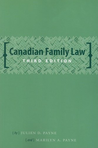 9781552211571: Canadian Family Law (Law in a Nutshell)