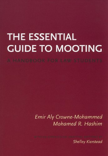 Imagen de archivo de Essential Guide to Mooting : A Handbook for Law Students a la venta por Better World Books