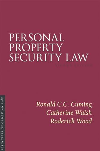 Personal Property Security Law, 2/E (Essentials of Canadian Law) (9781552212998) by World Bank; Walsh, Catherine; Wood, Roderick J