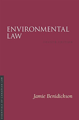 Beispielbild fr Environmental Law, 4/E (Essentials of Canadian Law) zum Verkauf von Irish Booksellers