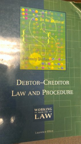 9781552390382: Debtor-Creditor Law and Procedure