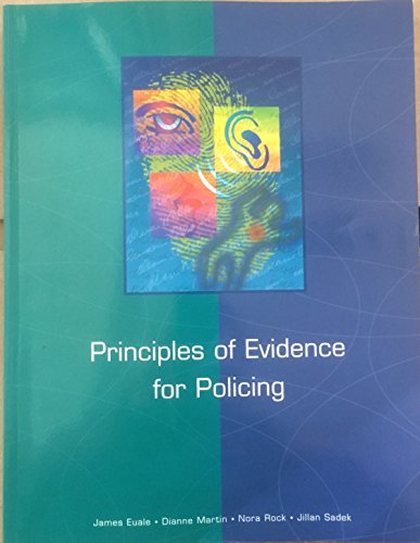 Imagen de archivo de Principles of Evidence for Policing a la venta por Better World Books