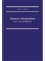 Stock image for Statutory Interpretation : Cases, Text and Materials for sale by Better World Books: West