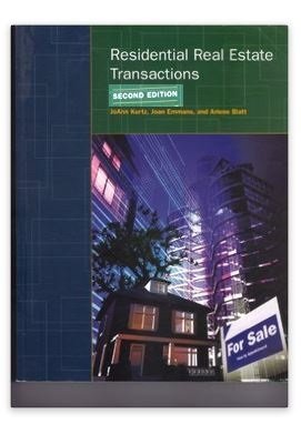 Beispielbild fr Residential Real Estate Transactions zum Verkauf von Better World Books