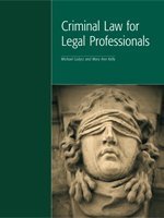 Beispielbild fr Criminal Law for Legal Professionals zum Verkauf von Better World Books