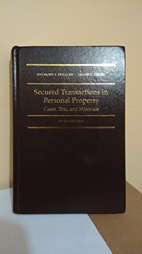 Beispielbild fr Secured Transactions in Personal Property : Cases, Text and Materials zum Verkauf von Better World Books