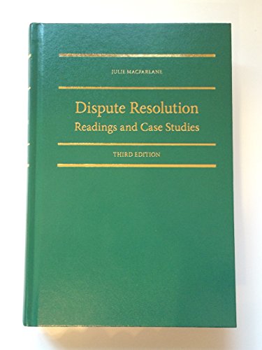 Stock image for Dispute Resolution Readings and Case Studies for sale by ThriftBooks-Atlanta