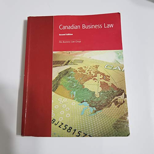 Stock image for Canadian Business Law for sale by BMV Bloor