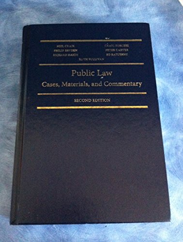 Beispielbild fr Public Law : Cases, Materials and Commentary zum Verkauf von Better World Books