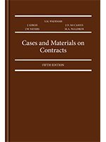 Beispielbild fr Cases and Materials on Contracts Fifth Edition zum Verkauf von Lime Works: Books Art Music Ephemera Used and Rare